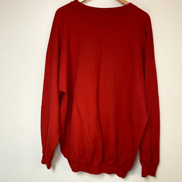 Vintage Nebraska Sweatshirt Y2K Huskers Sweater Red XXL - Picture 2 of 2